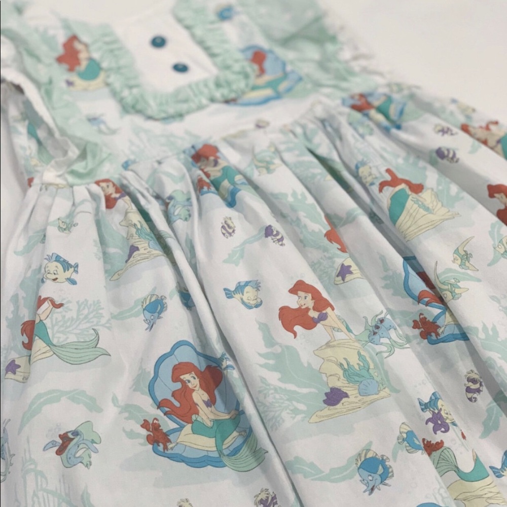❌SOLD❌ 🧜♀️ Little Mermaid Handmade Dress - Picture 3 of 4